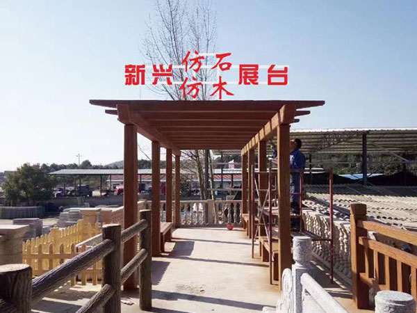 仿木長廊施工案例