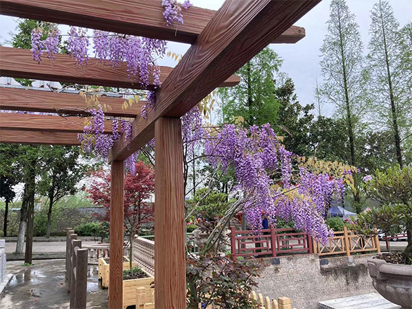 仿木長廊施工案例